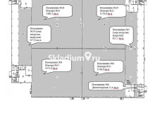 plans. Морозильный склад (от -16 до -22) Складской комплекс Арт-Лоджистик Московская область, Домодедовский район, с Ям,  владение Арт-Лоджистик, с2, 3 351 м2 фото 1